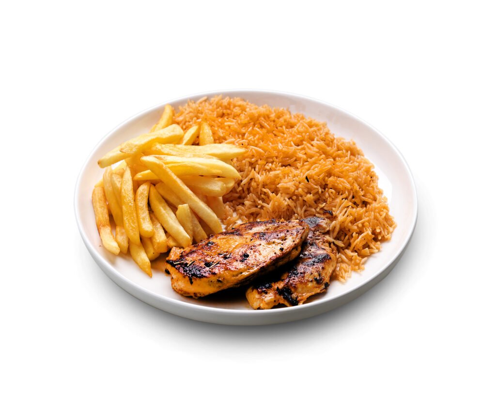صدور دجاج + رز